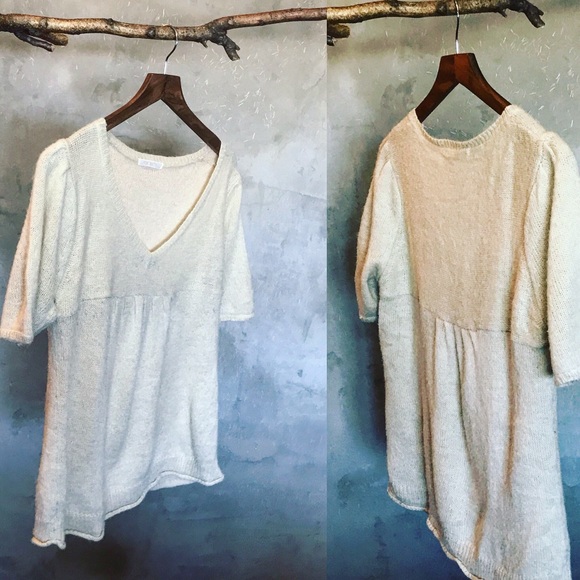 Enracine Sweaters - V neck empire waist knit